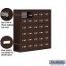 Salsbury Cell Phone Storage Locker - 6 Door High Unit (8 Inch Deep Compartments) - 30 A Doors - Bronze - Surface Mounted - Master Keyed Locks